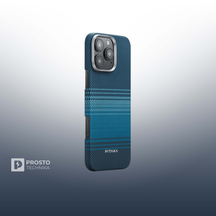 Чехол Pitaka Tactile Woven Ultra Slim Case For iPhone 16 Pro - Moonrise Чехол Pitaka Tactile Woven Ultra Slim Case For iPhone 16 Pro - Moonrise